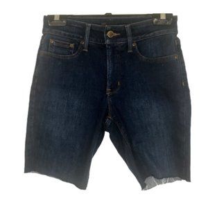 NYDJ Barbara Women's Denim Cut Off Shorts Dark Was